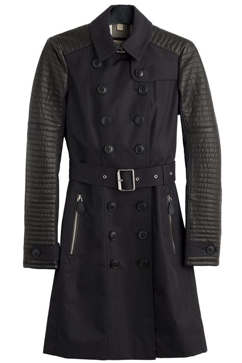 burberry leather trench sleeve|burberry shell trench coat.